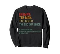 Vintage Grumpy The Man The Myth The Bad Influence Vintage Sweatshirt