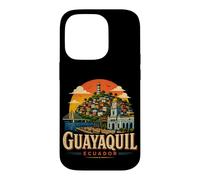 Vintage Guayaquil Ecuador Travel Souvenir Landmark Gift Case for iPhone 14 Pro