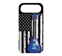 Vintage Guitar - American US Flag Electric Guitar Player Case for iPhone Air