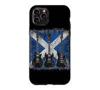 Vintage Guitar Scottish Flag Rock Guitarist Case for iPhone 11 Pro