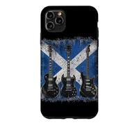 Vintage Guitar Scottish Flag Rock Guitarist Case for iPhone 11 Pro Max