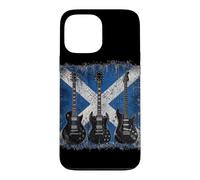Vintage Guitar Scottish Flag Rock Guitarist Case for iPhone 13 Pro Max