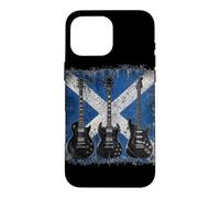 Vintage Guitar Scottish Flag Rock Guitarist Case for iPhone 16 Pro Max
