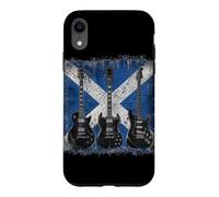 Vintage Guitar Scottish Flag Rock Guitarist Case for iPhone XR