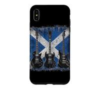 Vintage Guitar Scottish Flag Rock Guitarist Case for iPhone XS Max