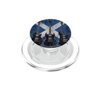 Vintage Guitar Scottish Flag Rock Guitarist PopSockets PopGrip for MagSafe