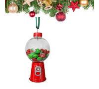Vintage Gumball Machine Ornament,Old Fashioned Candy Gumball Christmas Ornament,Unique Holiday Keepsake,Fun Candy Dispenser Hanging Pendant for Christmas Tree Decor