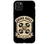 Vintage Gym Quote Grind Daily Powerlifting Workout Graphic Case for iPhone 11 Pro Max