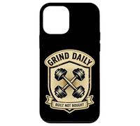 Vintage Gym Quote Grind Daily Powerlifting Workout Graphic Case for iPhone 12 mini