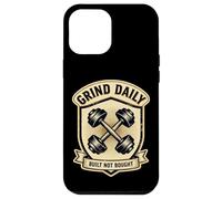 Vintage Gym Quote Grind Daily Powerlifting Workout Graphic Case for iPhone 12 Pro Max
