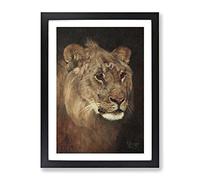 Vintage Hacker Framed Print | A2 Black Framed Wall Art | Ready to Hang | Classic Nature Picture | Living Room Bedroom Lounge Office
