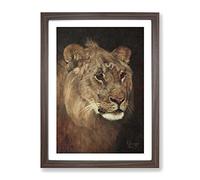 Vintage Hacker Framed Print | A3 Walnut Framed Wall Art | Ready to Hang | Classic Nature Picture | Living Room Bedroom Lounge Office