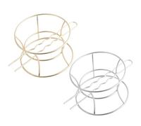 Vintage Hair Bun Holder 2pcs Alloy Decorative Bun Cage