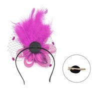 Vintage Hair Clip With Flower Handmade Hair Headwear For Women Party Headpiece Roaring 1920s Art