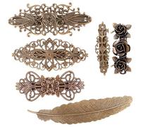 Vintage Hair Pin Copper European Style Hair Clip 6pcs for Ladies