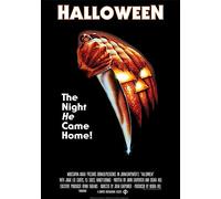 Vintage Halloween 70's cult Horror Movie poster Wall Art print Home Decor A5, A4, A3, A2, A1 Framed/Unframed (A3 Framed - White Frame)