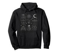 Vintage Halloween Circus Clown Creepy Carnival Goth Pullover Hoodie