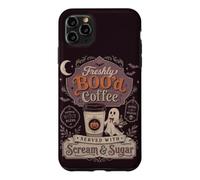Vintage Halloween Coffee Witch Brew Morning Humor Case for iPhone 11 Pro Max