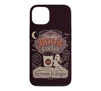 Vintage Halloween Coffee Witch Brew Morning Humor Case for iPhone 13