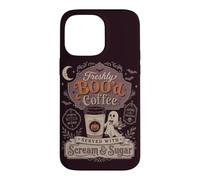 Vintage Halloween Coffee Witch Brew Morning Humor Case for iPhone 14 Pro Max