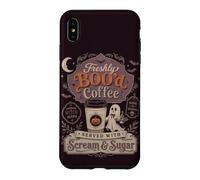 Vintage Halloween Coffee Witch Brew Morning Humor Case for iPhone XS Max