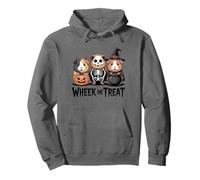 Vintage Halloween Guinea Pigs Wheek or Treat Spooky Pullover Hoodie
