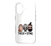 Vintage Halloween Hedgehogs Trick or Sting Spooky Case for iPhone 17