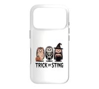 Vintage Halloween Hedgehogs Trick or Sting Spooky Case for iPhone 17 Pro