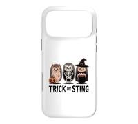 Vintage Halloween Hedgehogs Trick or Sting Spooky Case for iPhone 17 Pro Max