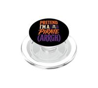 Vintage Halloween Pretend I'm A Pirate Arrgh Costume Skull PopSockets PopGrip for MagSafe