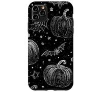 Vintage Halloween Pumpkins Bats Gothic Spooky Art Case for iPhone 11 Pro Max