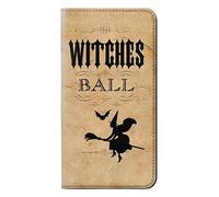 Vintage Halloween The Witches Ball PU Leather Flip Case Cover For Sony Xperia 10 II