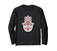 Vintage Hamsa Hand Eye of God Protection Symbol Long Sleeve T-Shirt