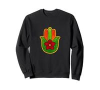 Vintage Hamsa Hand Eye of God Protection Symbol Sweatshirt