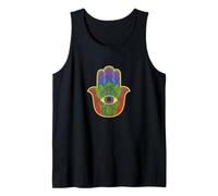Vintage Hamsa Hand Eye of God Protection Symbol Tank Top