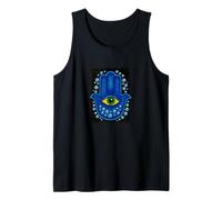 Vintage Hamsa Hand Eye of God Protection Symbol Tank Top