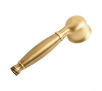 Vintage Handheld Shower Head Replacement, Chrome Detachable Bathroom Showerhead for High or Low Water Pressure, Brass Round 17.5 x 5 cm(Antique)