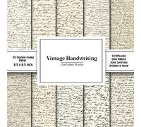 Vintage Handwriting Scrapbook Paper: Decorative Double-Sided Craft Papers For Junk Journals, Wrapping & Mixed Media, Card Making And More