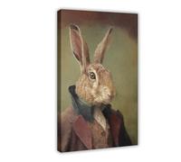 Vintage Hare Print, Human Body, Unique Art Print