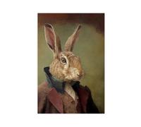 Vintage Hare Print, Human Body, Unique Art Print