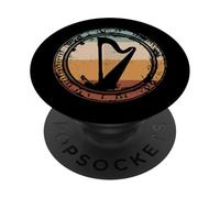 Vintage harp PopSockets Adhesive PopGrip