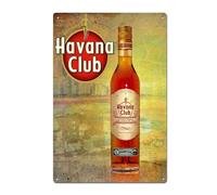 Vintage Havana Club Rum Tin Sign Metal Sign Metal Postercormetal Tin Sign 8X12 Inch
