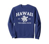 Vintage Hawaii The Aloha State Turtle Hawaiian Beach Surfing Sweatshirt
