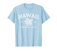 Vintage Hawaii The Aloha State Turtle Hawaiian Beach Surfing T-Shirt