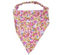 Vintage Headband For Women Girls Elastic Floral Printed Turban Bandana Hairband Headwrap For Triangle Hair Vintage Headwrap Bandana