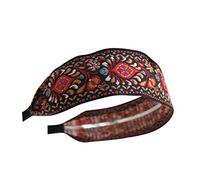 Vintage Headband Wide Embroidery Hair Band Retro Ethnic Style Headdress for Women Girl for Men Women