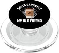 Vintage Hello Darkness my old friend coffee lover PopSockets PopGrip for MagSafe