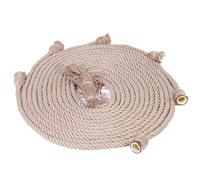 Vintage Hemp Rope Pendant Light Fixture Retro Style E27 Base, Great Decoration for Parlor, Living Room, Coffee Bar (6 lamp holder)