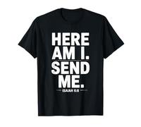 Vintage Here Am I Send Me Mission Team Missionary Trip T-Shirt