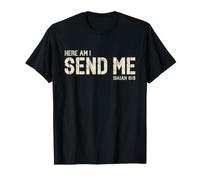 Vintage Here am I Send me Mission Travel The World Christian T-Shirt